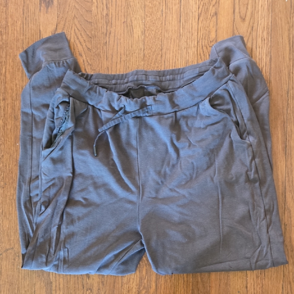 Women’s Casual Drawstring Joggers - Slate Gray